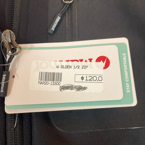 Women’s Marmot Olden 1/2 Zip pullover. Black. Multiple sizes. NWT - Picture 6 of 7